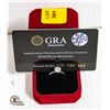 GRA CERTIFIED 1.0 CARAT ROUND MOISSANITE