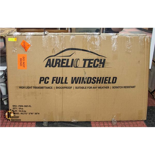 NEW AURELIO TECH CLEAR FULL WINDSHIELD FOR 2015+