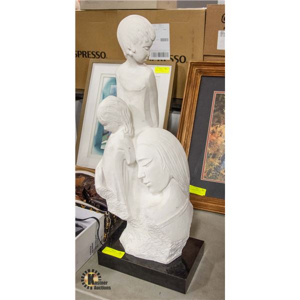 CHILD & MOTHER STATUE APPROX H-28"