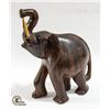 Image 1 : WOODEN ELEPHANT APPROX 12.5" TALL