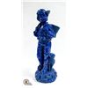 Image 1 : BLUE PAINTED GARDEN STATUE APPROX H-20"