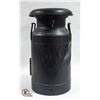 Image 1 : BLACK DECOR VINTAGE MILK CAN