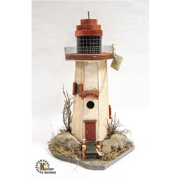 ROOMS AND GARDENS  CANADA  LIGHTHOUSE BIRD HOUSE