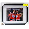 Image 1 : FRAMED CONNOR MCDAVID AND WAYNE GRETZKY PHOTO