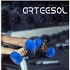 Image 2 : NEW ARTEESOL SET OF 10LBS NEOPREN DUMBELLS - 20LBS
