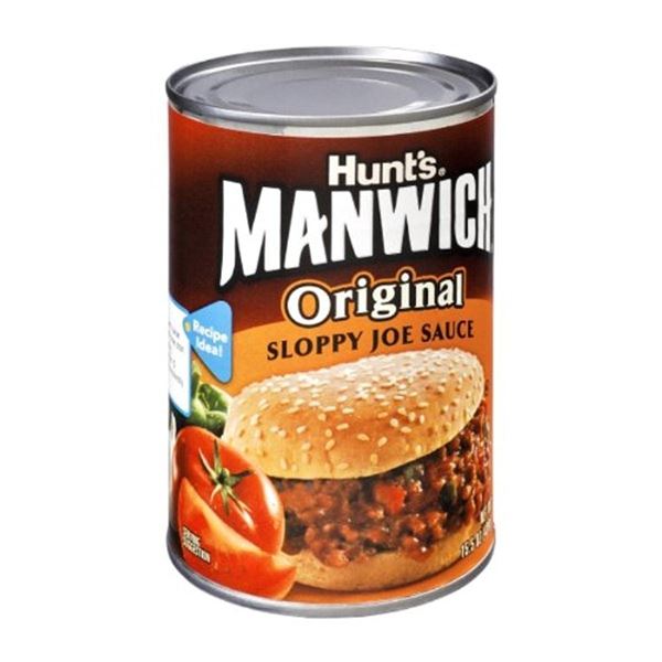 NEW CASE OF 24 HUNTS MANWICH ORIGINAL SLOPPY JOE