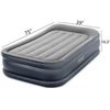 Image 2 : NEW INTEX DURABEAM TWIN SIZE AIR MATTRESS WITH