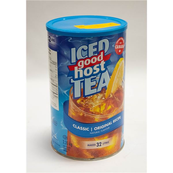 NEW 2.35KG BOTTLE OF GOOD HOST ICED TEA, CLASSIC