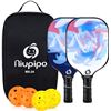 Image 1 : NEW NIUPIPO PICKLEBALL SET WITH 2 RACQUETS AND