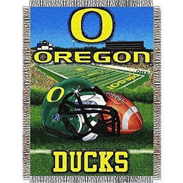 NEW COLLEGE FOOTBALL OREGON DUCKS WOVEN TAPESTRY