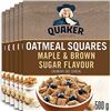 Image 1 : NEW CASE OF 6 QUAKER OATMEAL SQUARES MAPLE & BROWN