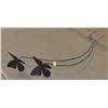 Image 1 : LARGE BLACK WROUGHT IRON BUTTERFLY GARDEN