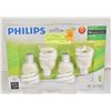 Image 1 : NEW SEALED PHILIPS 4 PACK SOFT WHITE