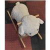 Image 1 : PLUSH BABY ROCKING LAMB