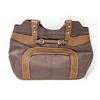 Image 1 : NEW TWO TONE DARK BROWN LEATHER  SHAGWEAR OVER