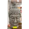 Image 1 : LARGE CERAMIC BUDDAH HEAD - 19"H X 9"W