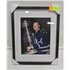 Image 1 : FRAMED JOHNNY BOWER AUTOGRAPH PHOTO WITH COA