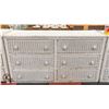 Image 1 : VINTAGE WHITE WICKER DRESSER-ESTATE