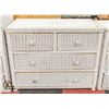 Image 1 : VINTAGE WHITE WICKER DRESSER-ESTATE