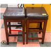 Image 1 : 2 BAR STOOLS TOGETHER-ESTATE