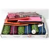 Image 1 : FLAT OF ASSORTED COLOR  PENCIL CASES