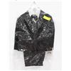 Image 1 : NEW WITH TAGS BOYS SIZE 2 (2T) 5 PIECE BLK TUXEDO