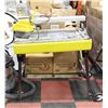 Image 1 : QEP 24-INCH BRIDGE TILE SAW WITH WATER SYSTEM