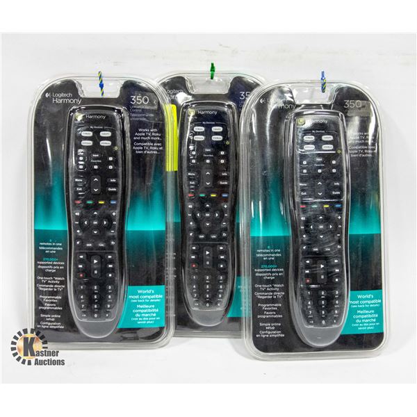 LOGITECH UNIVERSAL REMOTE 3 COUNT