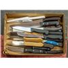 Image 1 : BOX OF KNIVES INCL. BREAD KNIVES,