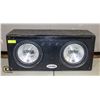 CLARION CARPETED SUBWOOFER BOX WITH TWO