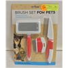 Image 1 : NEW SEALED BRUSH SET FOR PETS