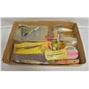 Image 1 : FLAT FULL OF VINTAGE &  ANTIQUE FISHING LURES
