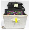 Image 1 : LOT OF 8 FOLDABLE STORAGE SQUARES -