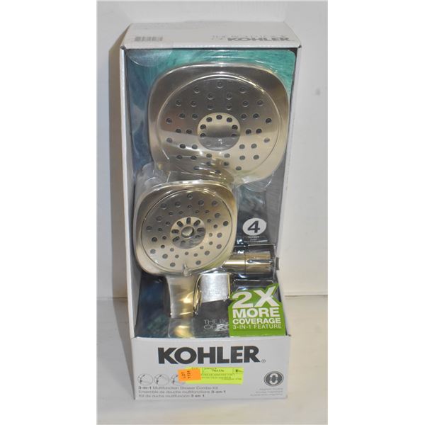 NEW KOHLER ADJUSTE 3 IN 1 MULTIFUNCTION SHOWER