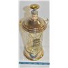 Image 1 : VINTAGE BRASS & GLASS MUSICAL DECANTER, TESTED
