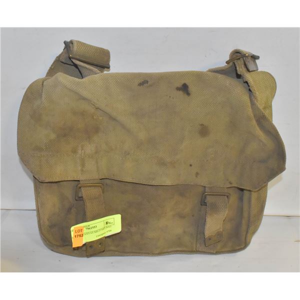 VINTAGE CANVAS MILITARY BAG