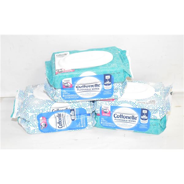 6 PACKS OF COTTONELLE FLUSHABLE WIPES 42 PER PACK