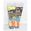Image 1 : 2 PACKS OF 200 ASSORTED ZIP TIES
