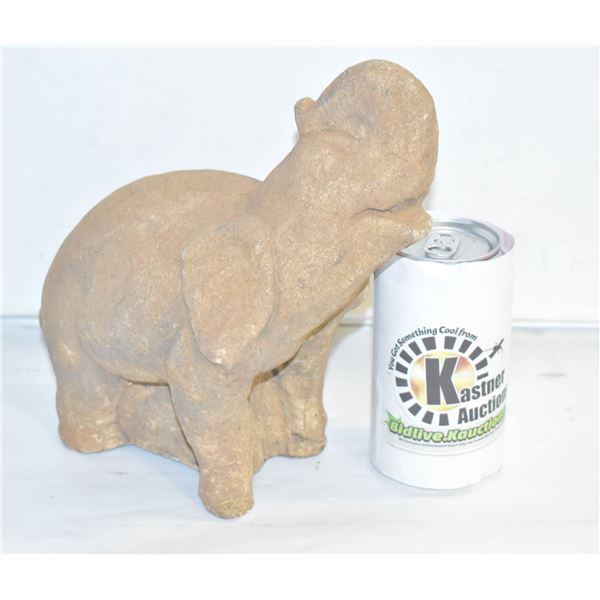 STONE ELEPHANT DECOR 8 INCHES, HEAVY