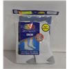 Image 1 : WHITE CREW SOCKS 12-16 SIZE 6-PACK