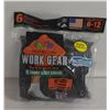 Image 1 : SHORT WORK BOOT CREW SOCK 6-12 6-PACK