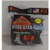 Image 1 : SHORT WORK BOOT CREW SOCK 6-12 6-PACK