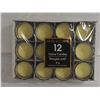 Image 1 : PACK OF 12 VOTIVE CANDLES 40GR