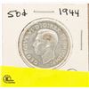 Image 2 : 1944 CANADIAN SILVER HALF DOLLAR