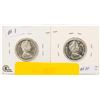 Image 2 : 2 CANADIAN SILVER QUARTERS 1965-1967