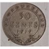 Image 1 : 1919 NEWFOUNDLAND 50 CENT PIECE SILVER