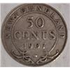 Image 1 : 1907 NEWFOUNDLAND HALF DOLLAR SILVER