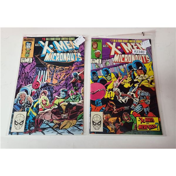 Xmen Micronauts Comics (A3340)