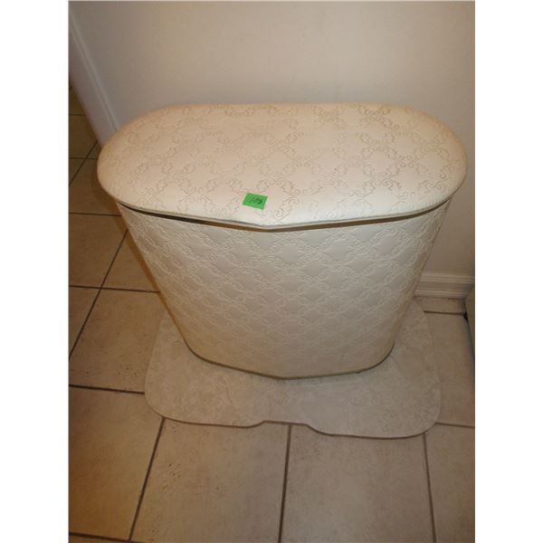 LAUNDRY ROOM:  LAUNDRY HAMPER & DIRT DEVIL VACUUM