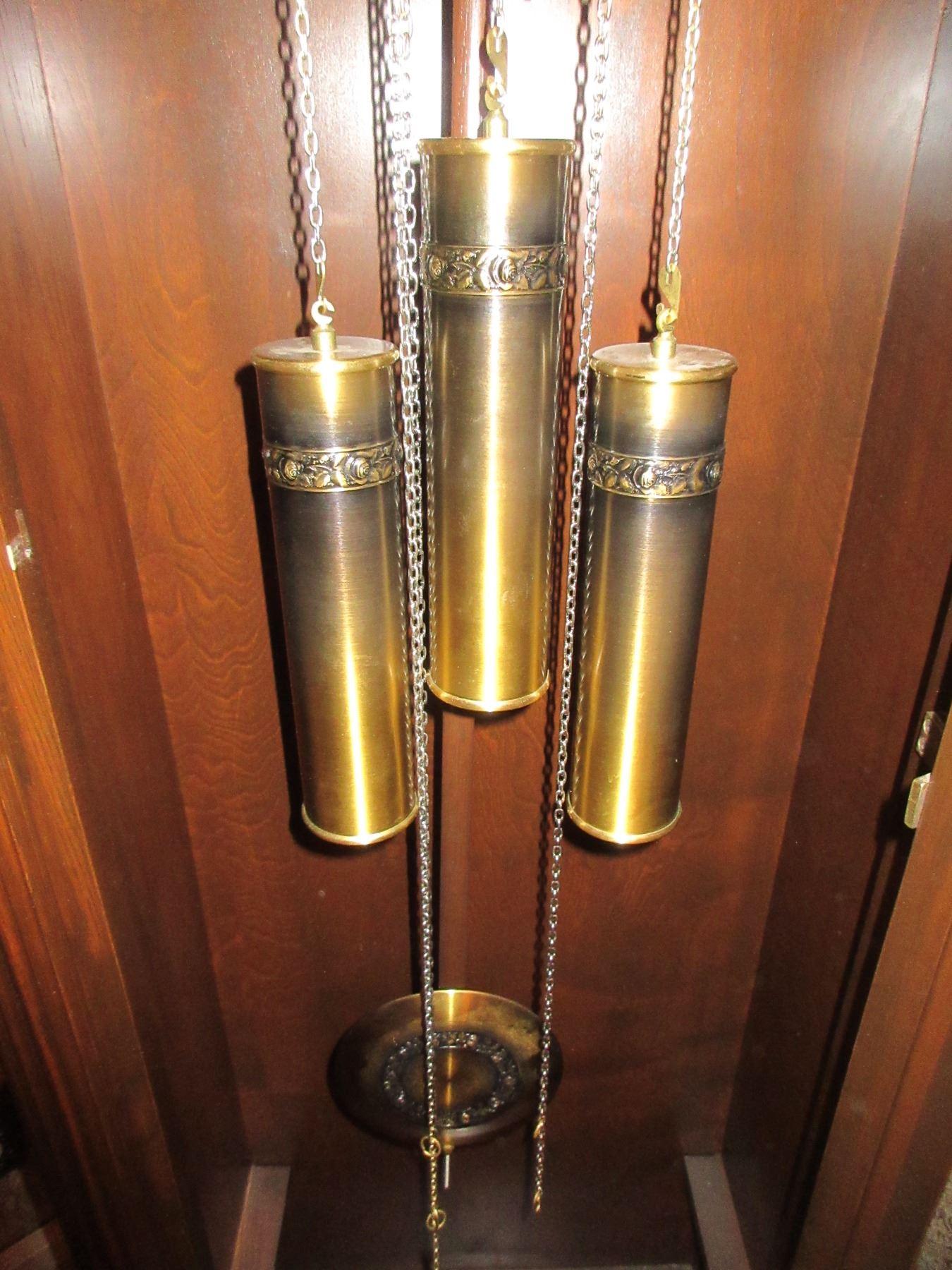 FRONT ENTRY GRANDFATHER CLOCK (3375; WATERLOO, ONTARIO; HENTSCHEL